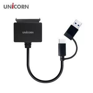 (유니콘)2.5인치 HDD SSD듀얼 컨버터 SATA FD-900D/케이블/컴퓨터/변환/커넥터/변환잭