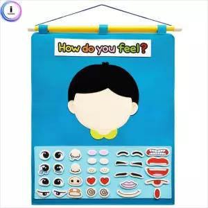 (How do you feel) h50 청양 벽걸이 챠트 /학습/보드판/벽보/아동/유아/어린이집/학습용/부착