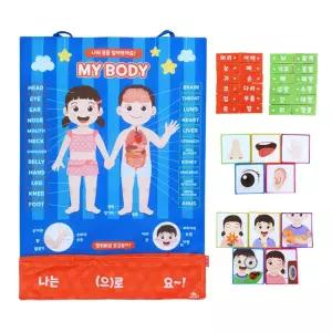 차트 소중한 나의 몸 배우기/학습/보드판/벽보/아동/유아/어린이집/학습용/부착