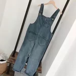 여성 데일리 캐주얼 멜빵 청바지 데님 바지 나들이룩