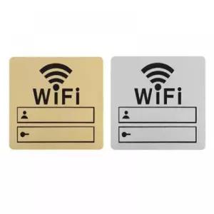 아크릴 와이파이 스티커 wifi 비밀번호 안내판 DD-13029