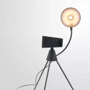 스마트폰 미니 삼각대 링 라이트 LED 원형 램 IH281
