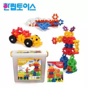 한립토이스 해피 미니 사각블럭 378pcs/블럭/블록/조립/놀이/장난감/완구/유아/아동/어린이/만들기