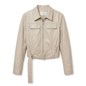 슬송렉샵 여성 옷깃 오토바이 스타일의 멋진 재킷을 갖춘 가을 복고풍 짧은 가죽 재킷