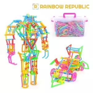 스틱블럭 1000pcs/블럭/블록/유아/아동/어린이/완구/장난감/조립/만들기/교구/놀이/유치원/어린이집