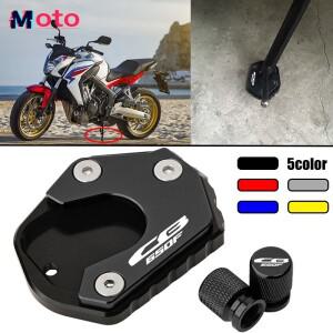 혼다 Cb650f Cb 650F 2014-2025 2024 오토바이 CNC 액세서리 킥 스탠드 사이드 스탠드 발 확장 패드  타이
