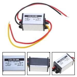 차량용 전원 공급 장치 전압 컨버터 벅 스텝 다운 모듈, DC to 12V 24V-3V 3.3V 4.2V 5V 6V 7.5V 9V