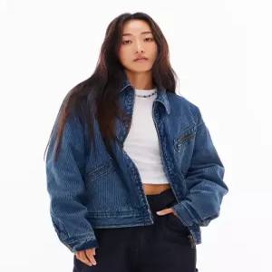 리 LEE 91-B 코듀로이 워크 데님 자켓 인디고 다크