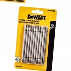 (올핀)디월트 110mm 십자 드라이버 비트 세트 10개입 DWA00002