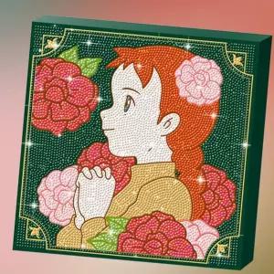 (다올)빨강머리앤 보석십자수 캔버스 25x25 간절한 기도