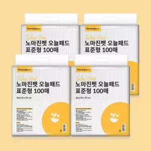 강아지배변패드 노마진펫 오늘패드 20g 400매 표준형/대형133645