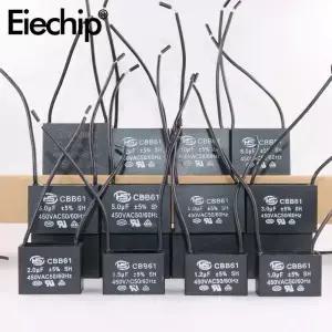 5PCS CBB61 팬 시동 커패시터 450V 0.8uF 천장