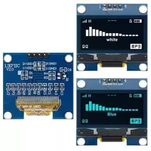 1pcs/5pcs TE 로봇 1.3인치 OLED 디스플레이 모듈 화이트 블루 컬러 드라이브 칩 SH1106 128X64 LCD IIC