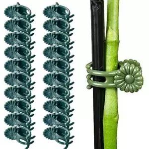 20pcs 정원 식물 클립 나비 난초 지원 줄기 클램프 꽃 포도 나무 도구