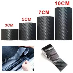 3D 탄소 섬유 자전거 자동차 스티커 MTB 도로 프레임 보호 테이프 자동 도어 씰 사이드 미러 스크래치