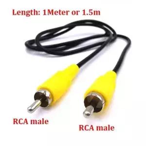 RCA 리드 케이블 남성 확장 동축 스피커 오디오 자동차 비디오