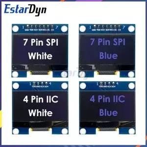 Estardyn RoHS 1.3인치 OLEDWhite/Blue SPI/IIC I2C 통신 색상 128X64 OLED LCD 디스플레이 모듈 1.3