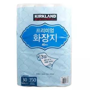 [매장정품] 커클랜드 코스트코 프리미엄 화장지 3겹 30롤 롤휴지 두루마리 2298831