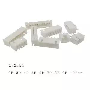 JST XH 2.54 2.54mm 와이어 커넥터 직선 핀 헤더 단자 하우징 플러그 2 3 4 5 6 7 8 9/10
