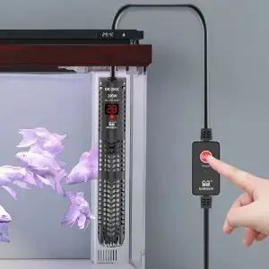 수족관 수중 히터 어항 LCD 디스플레이 디지털 조절식 물 가열 막대 일정한 온도 제어 500W