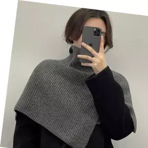 터틀넥 면머플러 머플러 스카프 넥워머 숄더백 토트백 머플러스카프숄면머플러 어깨 겨울 목폴라