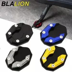 BLON 알루미늄 합금 오토바이 자전거 킥 스탠드 익스텐더 풋 사이드 확장 패드 지지대 액세서리