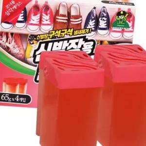 (다올)탈취제 65g x 4개입 피치향 신발장용 방향제