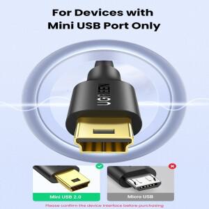 Ugreen-미니 USB 케이블 미니 to 빠른 데이터 충전기 MP3 플레이어 자동차 DVR GPS 디지털 카메라 HDD