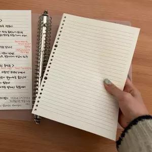 A5 다이어리 20공 줄지 속지