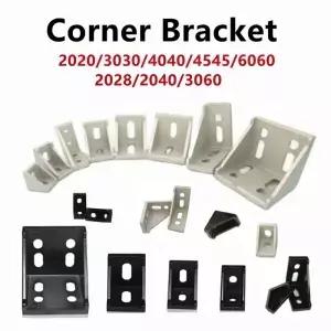 2028 3030 3060 4040 4545 6060 20/30/40/45/60 알루미늄 프로파일 커넥터 CNC 라우터 코너 브래킷 2040