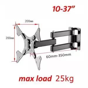 LCD123A 풀 모션 연장 암 패널 디스플레이 TV 벽걸이 최대 VESA 200x200mm 로딩 모니터 거치대 지지대 10