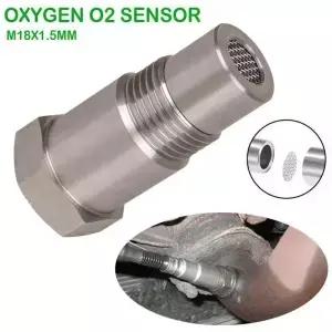 CEL 수정 산소 센서 어댑터 오프로드 성능 O2 M18X1.5 촉매 CSV 자동차 부품