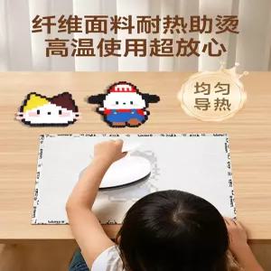 픽셀 예용 재사용 다림질 보조천 내열 섬유 매트