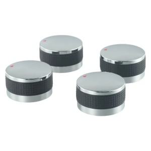 플라스틱 가스 그릴 제어 손잡이 교체 오븐 스토브용 BBQ 원형 58mm 4개