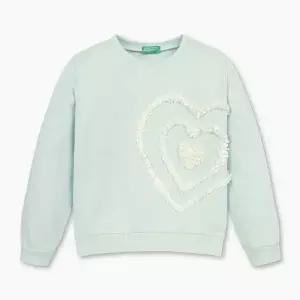 BENETTONKIDS 러블리 자수 맨투맨_3J68G10J0LB3J68G10J0LB
