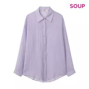 [SOUP](타임스퀘어점패션관)간절기 컬러풀 링클 긴팔 셔츠 (S66LS01)