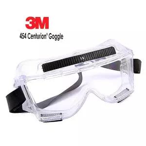 3M 고글 454AF 안전 보안경 보호안경 고무 밴드형 무색 투명 산업용 고글안경 Goggle