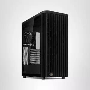 ASUS ProArt PA401 우드 에디션 ATX PC 케이스 강화 유리 인증된 나무 전면 패널 프리빌드 듀얼 160mm 팬