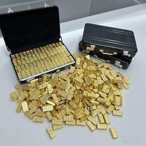 골드 미니어처 50개 DIY 달러 2P 쥬얼포레 교자상 골드바상자 돈다발모형 데코