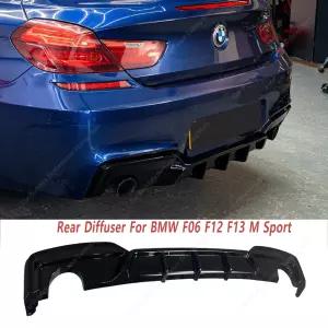 BMW F06 F12 F13 6시리즈 M스포츠 13-17년 리어범퍼 립 글로스블랙 MP스타