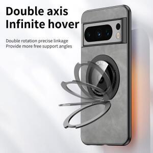 Google Pixel 9 8 7 6 프로 8A 7A 6A 9ProXL 용  PU 가죽 홀더 케이스  무선 충전 커버 충격 방지