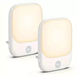 콘센트등 취침등 수면등 침실용 LED 모션 센서 야간 조명 자동 황혼 새벽 조도 무선 수납장 램프 EU 콘센트