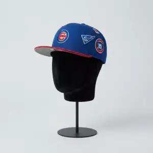 MLB 키즈 시그니처 배색 패치 스냅백 시카고 컵스 BLUE 7ACPB356N 02BLS