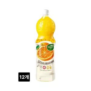 웅진 자연은 달콤 감귤주스 1.5L, 12개