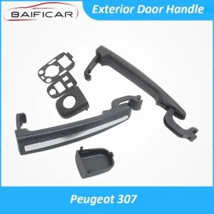 Baificar-Peugeot 307 용 구멍 열쇠 있는   외부 문 핸들 전면 후면 왼쪽 오른쪽