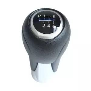 6 단 자동차 수동 기어 시프트 노브 시프터 레버 스틱 블랙 가죽 For Mazda 3 CX5 20142017 KD 5346030