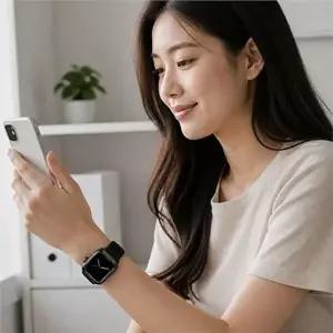 스마트 워치 스트랩 스포츠 시계 줄 패브릭 브레이드 캐주얼 여성 남성-WFPUFOG