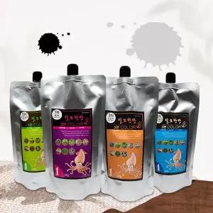 탈모한방 3분컬러 오징어먹물 염색약 새치커버 1+2제 1000g