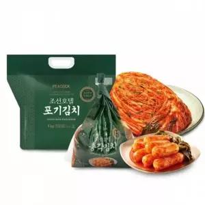 (매장정품) 피코크 [피코크] 특제육수 조선호텔 포기김치 4kg총각김치 1.5kg 세트 232156