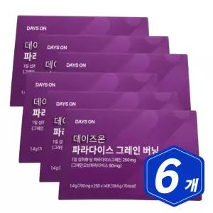 데이즈온 파라다이스 그레인 버닝 28정 x 6개 브로콜리 녹차 양배추 추출